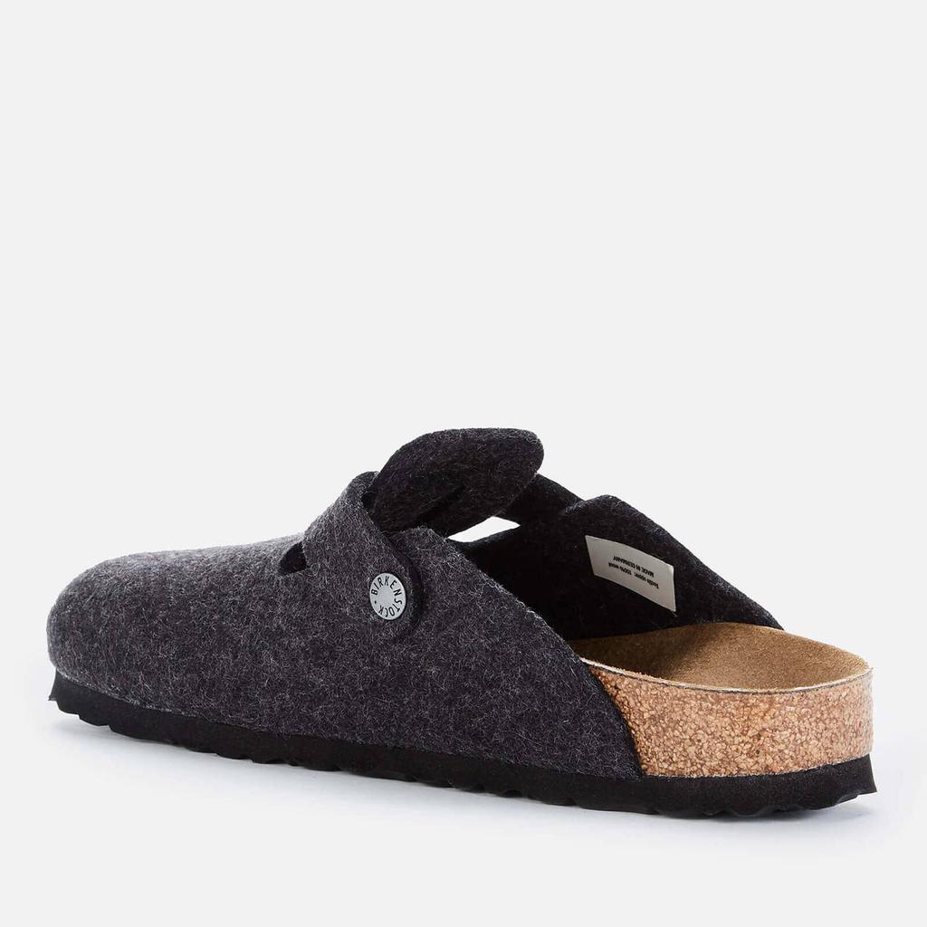 Birkenstock Women's Boston Felt Mules - Anthracite商品第2张图片规格展示