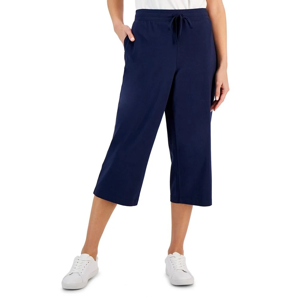 商品Karen Scott|Knit Capri Pull on Pants, Created for Macy's,价格¥65,第1张图片