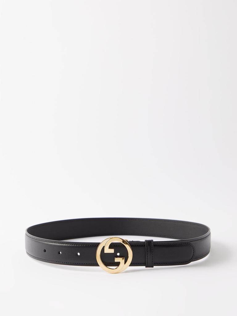 商品Gucci|New Blondie GG-logo leather belt,价格¥2860,第6张图片详细描述