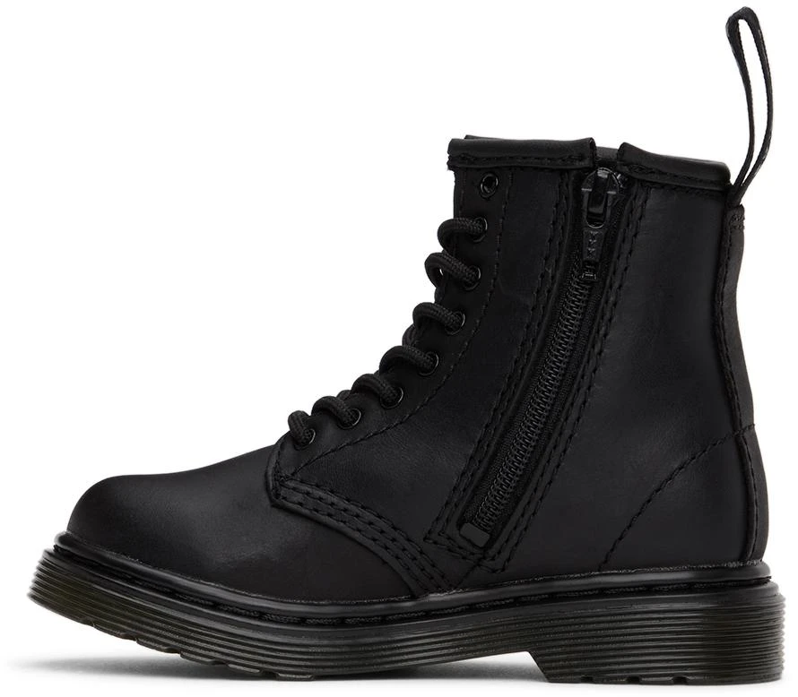 商品Dr. Martens|Baby Black Faux-Fur 1460 Big Kids Boots,价格¥597,第3张图片详细描述