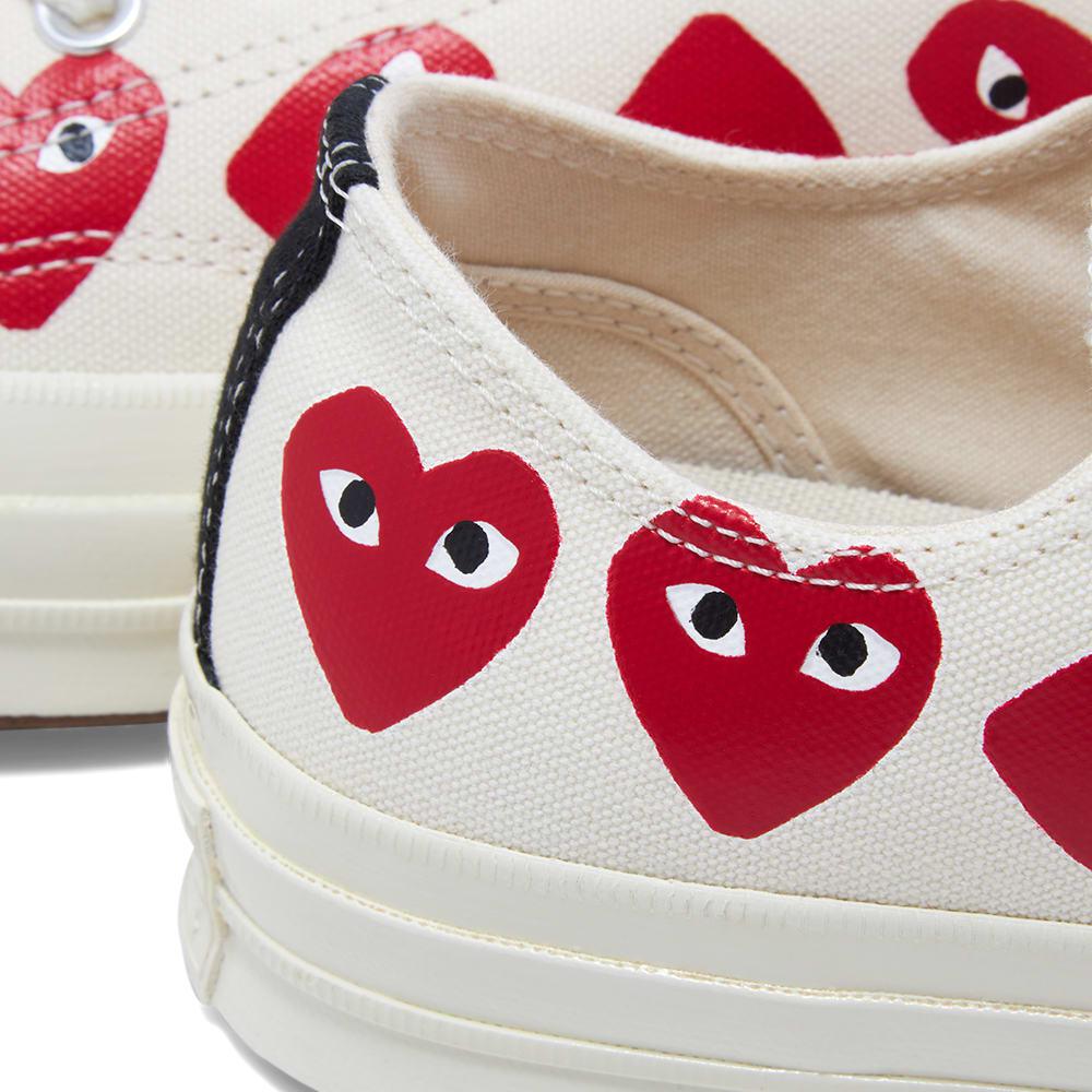 Comme des Garcons Play x Converse Chuck Taylor Multi Heart 1商品第4张图片规格展示