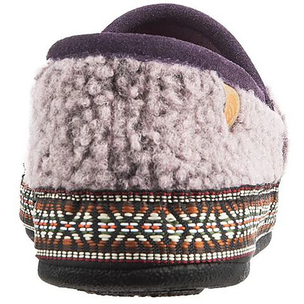 商品Acorn|Acorn Womens Faux Fur Woven Trim Fleece Slippers,价格¥148,第3张图片详细描述