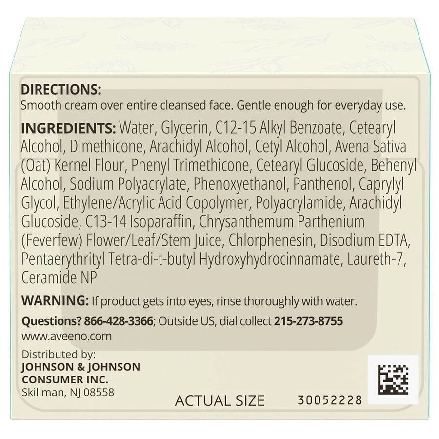 商品Aveeno|Calm + Restore Redness Relief Cream, Face Moisturizer,价格¥209,第4张图片详细描述