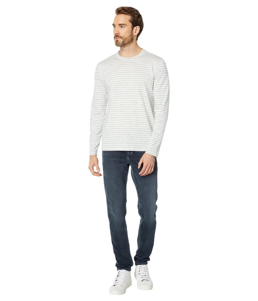 商品Vince|Space Dye Tonal Stripe Long Sleeve Crew,价格¥647,第4张图片详细描述