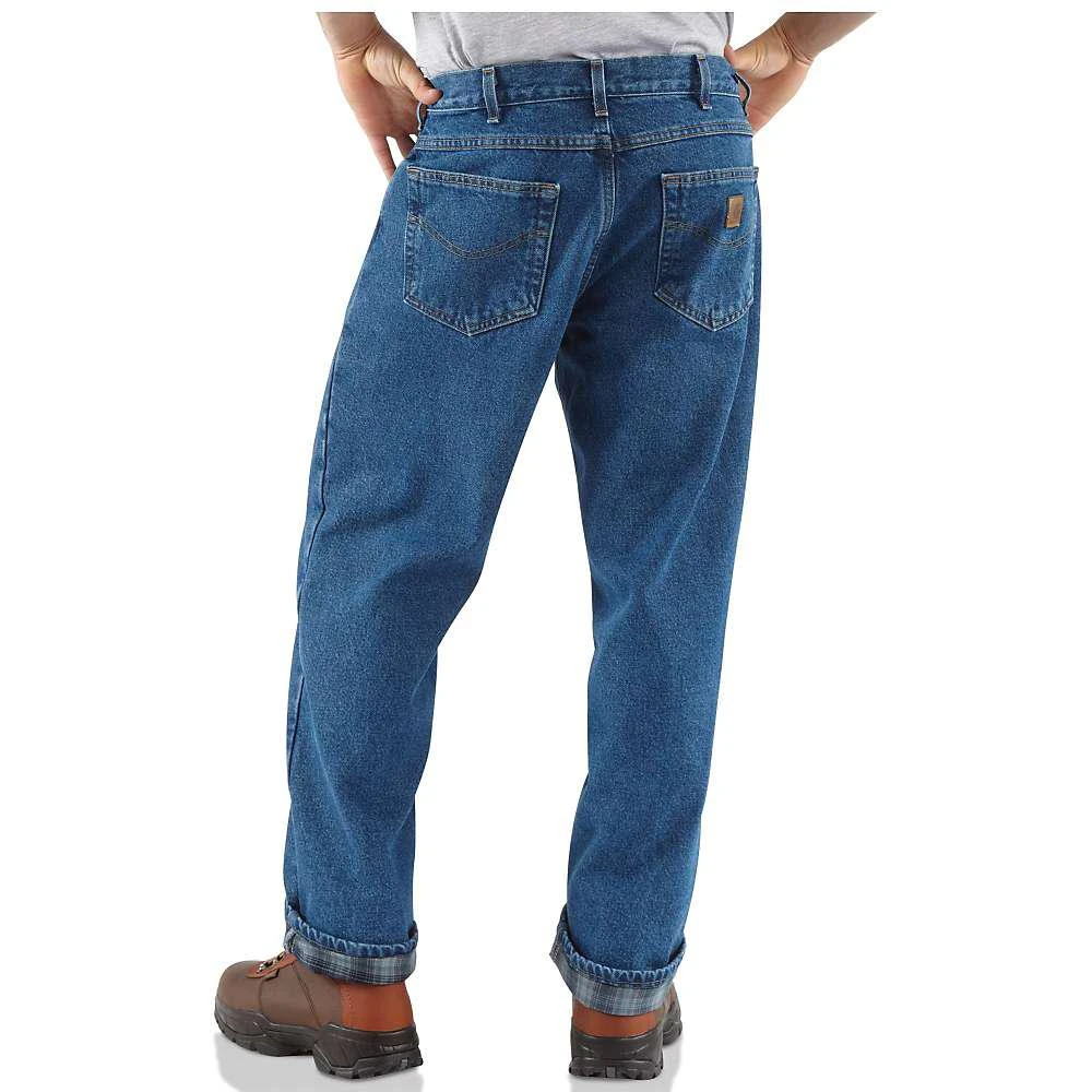 商品Carhartt|Men's Relaxed Fit Straight Leg Flannel Lined Jean,价格¥178-¥200,第3张图片详细描述