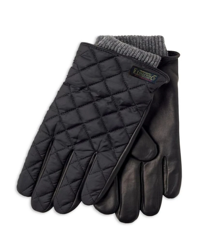 商品Ralph Lauren|Touch Quilted Field Glove,价格¥622,第1张图片详细描述