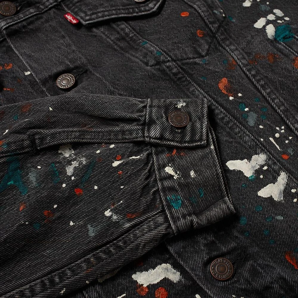 商品Levi's|END. x Levi's 'Painted' Selvedge Trucker Jacket,价格¥727,第4张图片详细描述