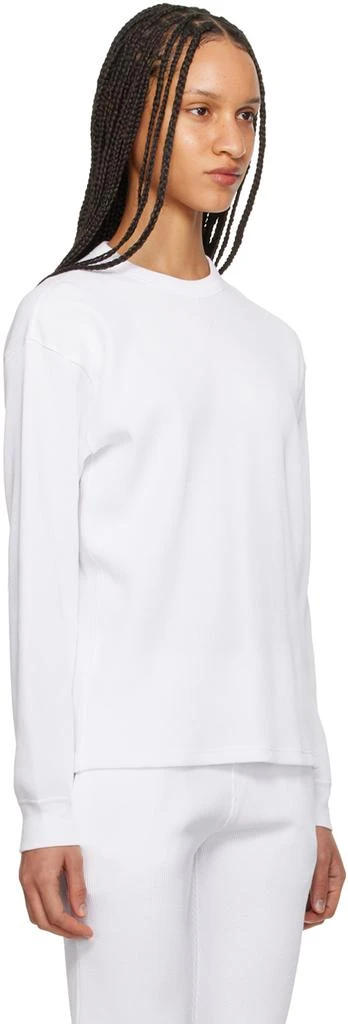商品Alexander Wang|White Dropped Shoulder Long Sleeve T-Shirt,价格¥570,第2张图片详细描述