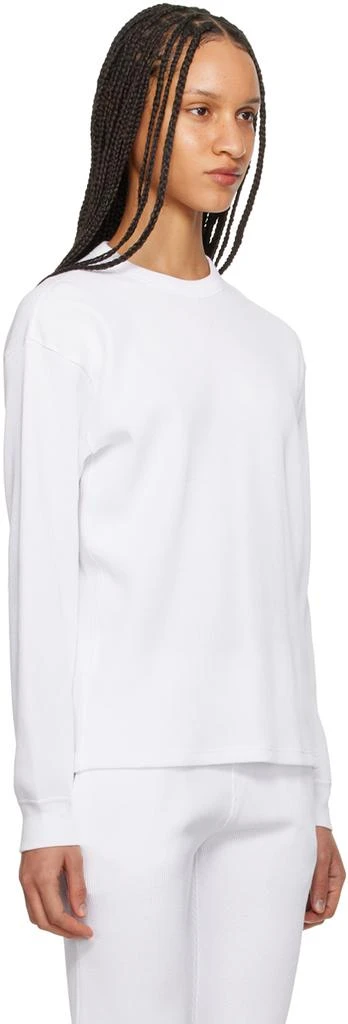 商品Alexander Wang|White Dropped Shoulder Long Sleeve T-Shirt,价格¥590,第2张图片详细描述