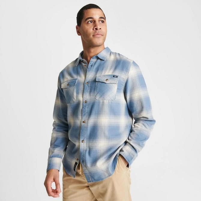 商品Vans|Men's Vans Monterey Button-Down Long-Sleeve Flannel Shirt,价格¥112,第3张图片详细描述