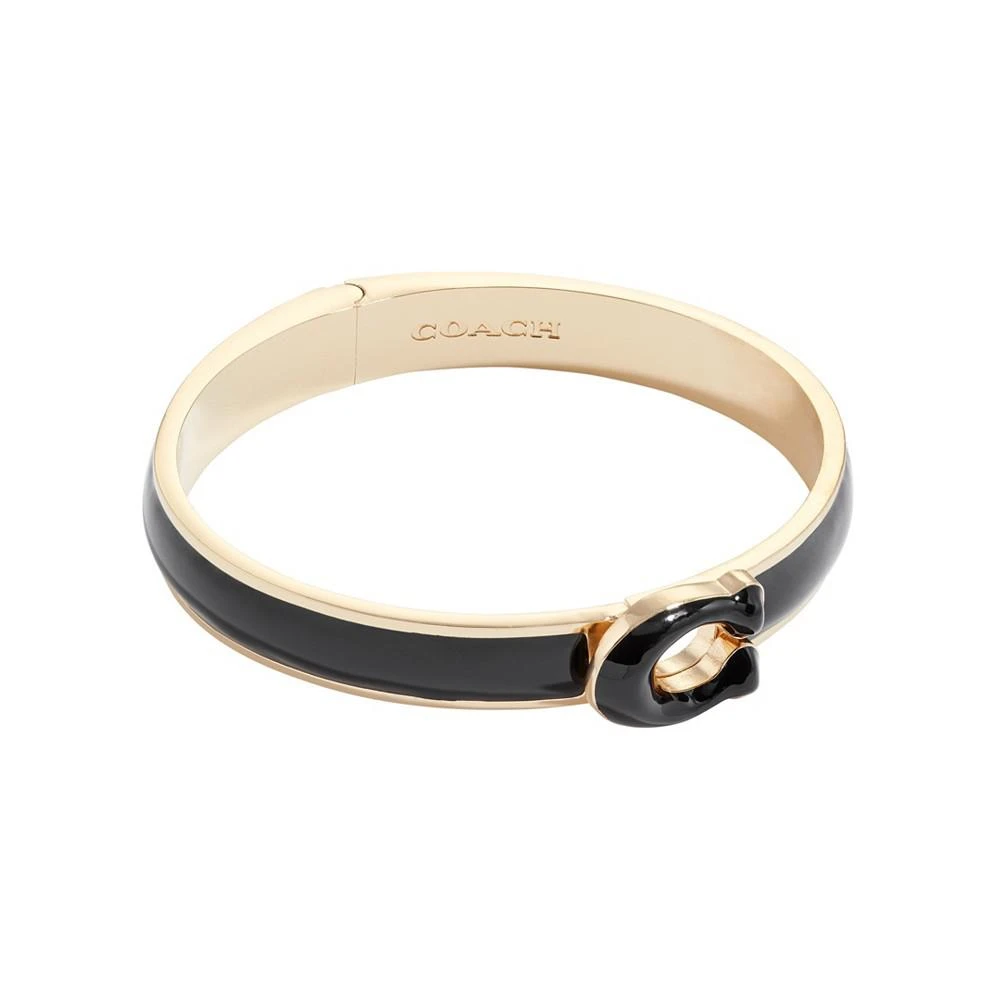 商品Coach|Signature Tabby Bangle Bracelet,价格¥919,第1张图片