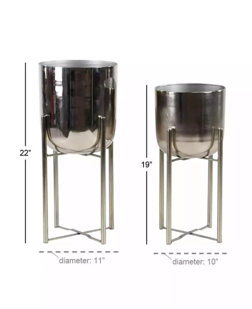 Bucket Planter with Stand, Set of 2 商品