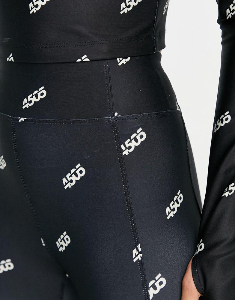 ASOS 4505 legging in mono branded graphic商品第3张图片规格展示