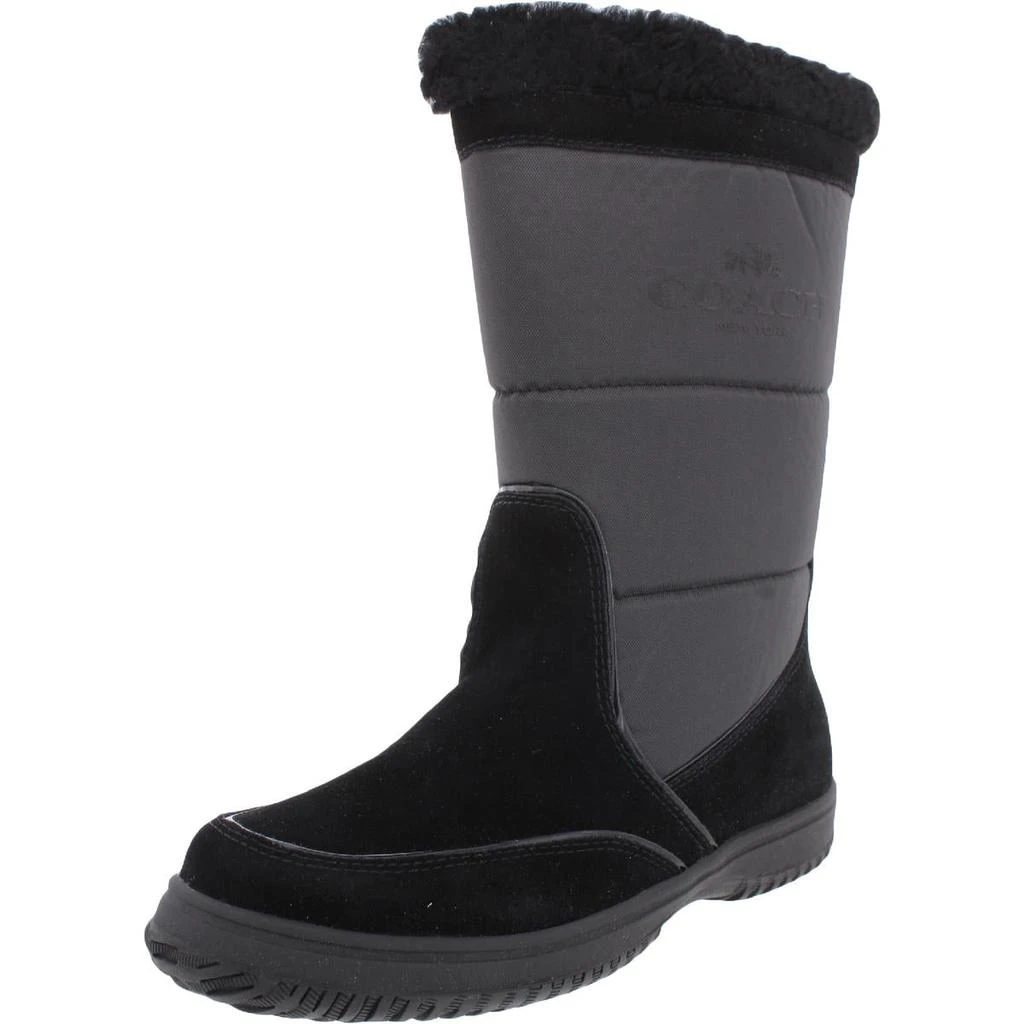 商品Coach|Coach Womens Sherman Suede Nylon Winter Boots,价格¥617,第2张图片详细描述