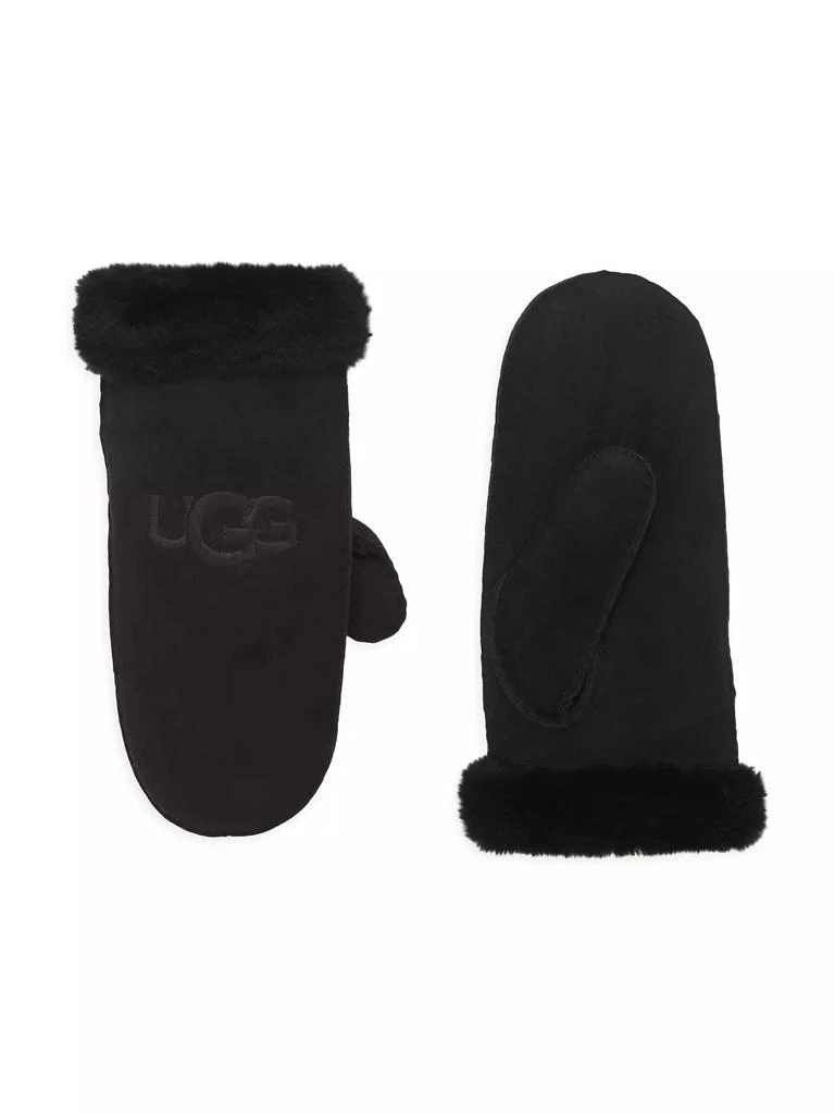 商品UGG|Shearling Embroidered Mittens,价格¥734,第1张图片