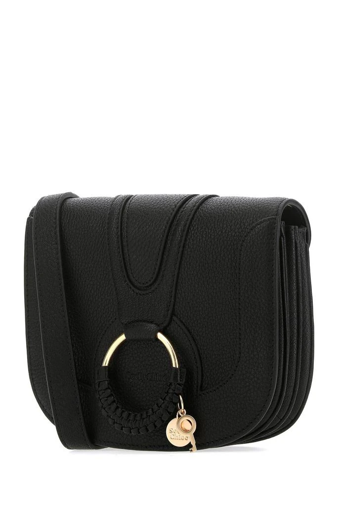 商品See by Chloé|Black leather Hana crossbody bag,价格¥3569,第1张图片