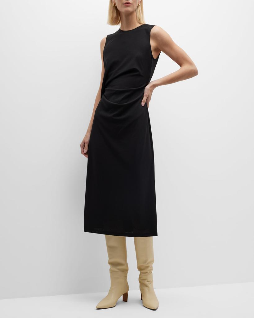 Drape Tuck Sleeveless Mini Dress商品第3张图片规格展示