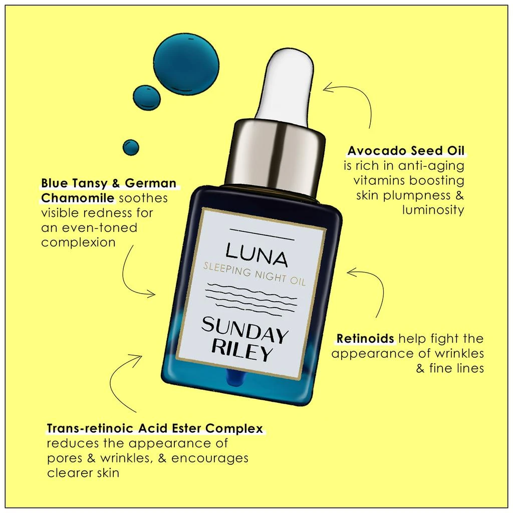 商品Sunday Riley|Sunday Riley LUNA Sleeping Night Oil,价格¥454,第3张图片详细描述