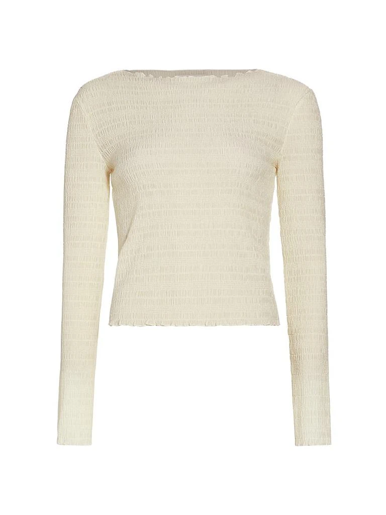 商品Vince|Long-Sleeve Smocked Top,价格¥630,第1张图片