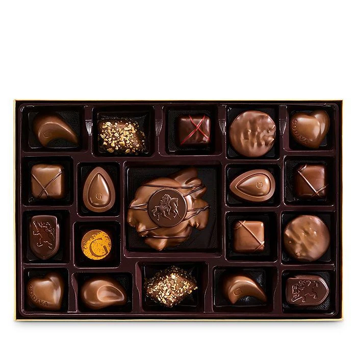 商品Godiva|Nut and Caramel Assortment, 19 Piece,价格¥348,第2张图片详细描述