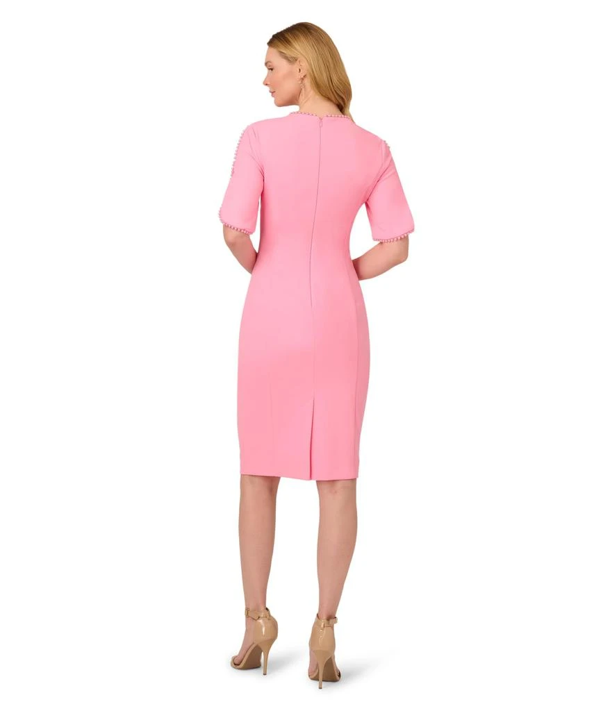 商品Adrianna Papell|Knit Crepe Pearl Midi Dress,价格¥1007,第2张图片详细描述