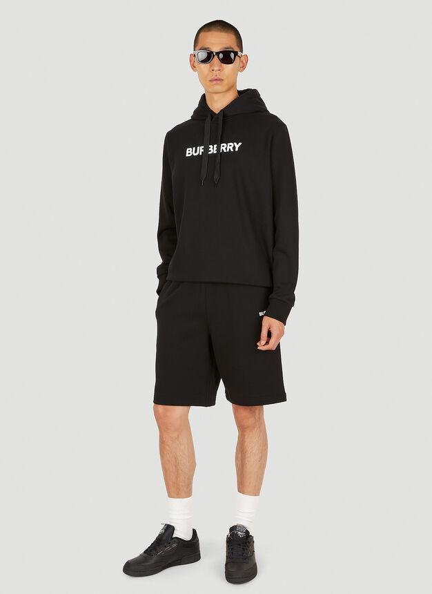 商品Burberry|Logo Hooded Sweatshirt in Black,价格¥5589,第4张图片详细描述