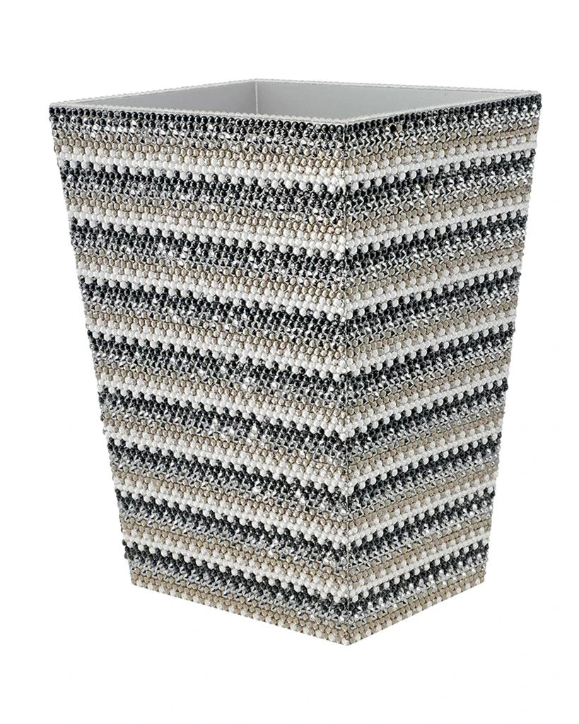 商品Mike & Ally|Biarritz Wastebasket with Swarovski Crystals, Silver,价格¥30406,第1张图片