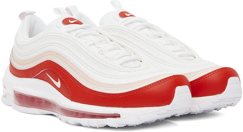 商品NIKE|White & Red Air Max 97 Sneakers,价格¥1378,第4张图片详细描述