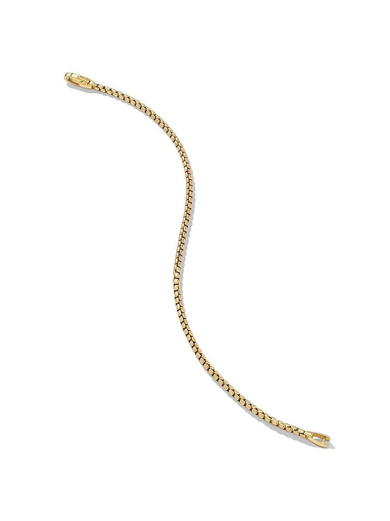 商品David Yurman|Box Chain Bracelet in 18K Yellow Gold, 2.7MM,价格¥10353,第3张图片详细描述