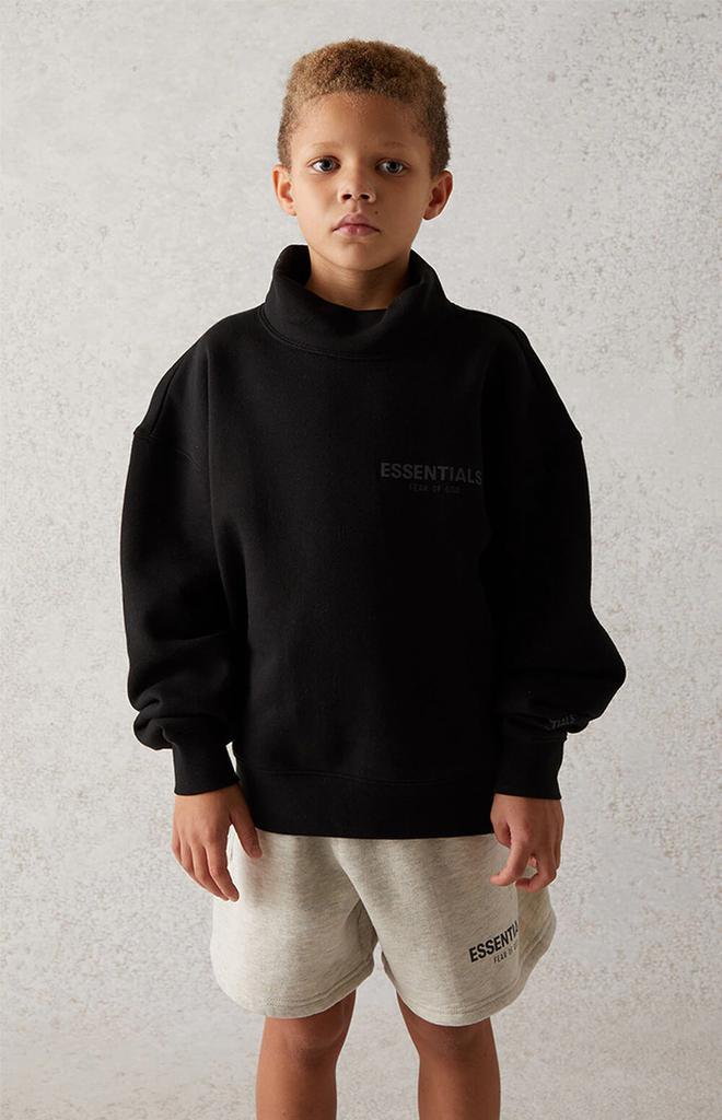 商品Essentials|Black Mock Neck Sweatshirt,价格¥223,第4张图片详细描述