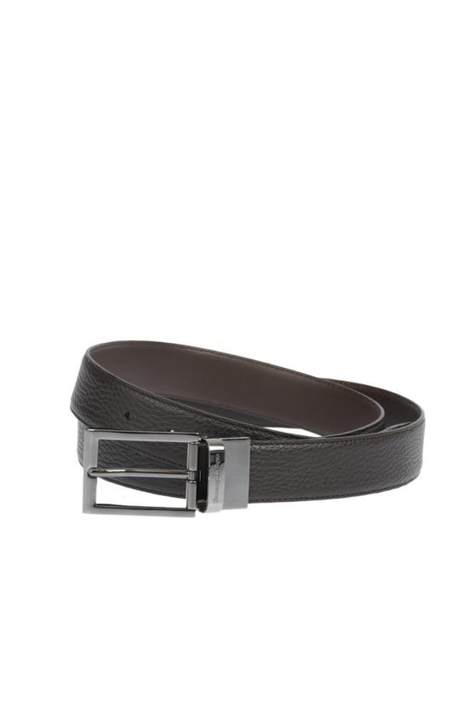 Ermenegildo Zegna Mens Brown Belt商品第1张图片规格展示