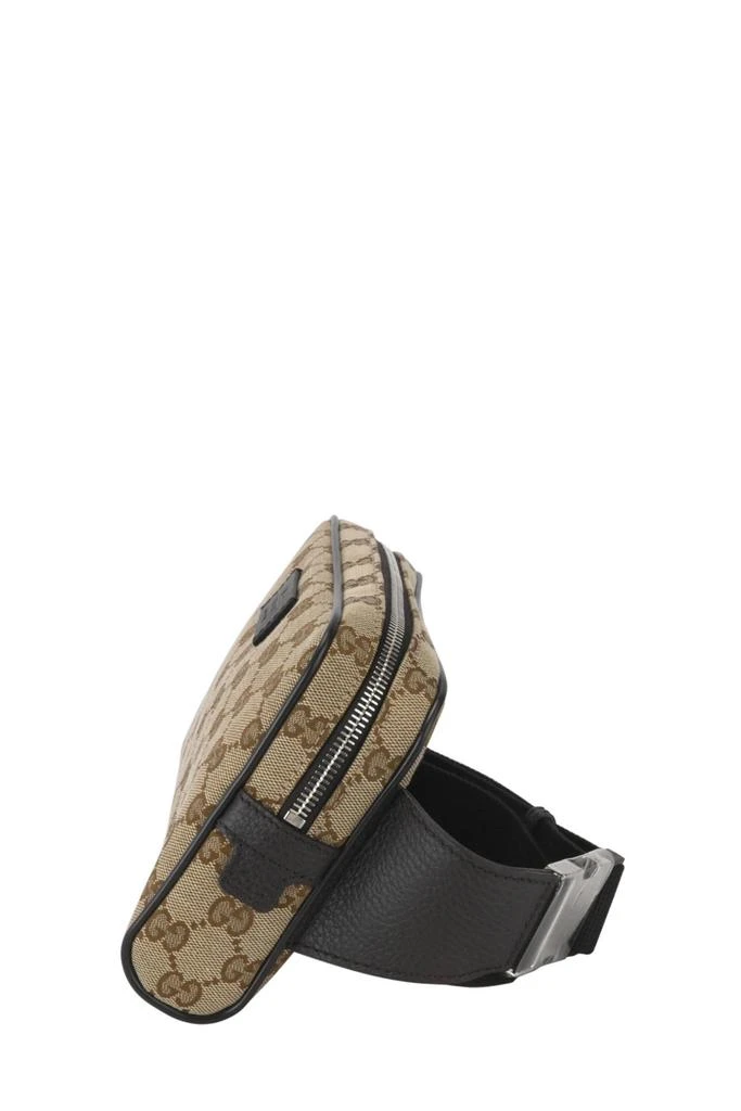 商品Gucci|Belt bag with brown GG fabric and leather,价格¥5886,第3张图片详细描述
