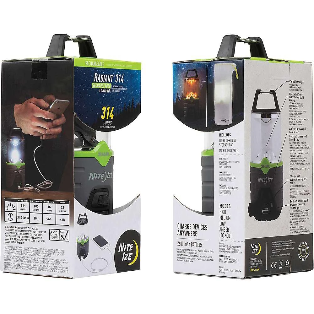 Nite Ize Radiant 314 Rechargeable Lantern 商品