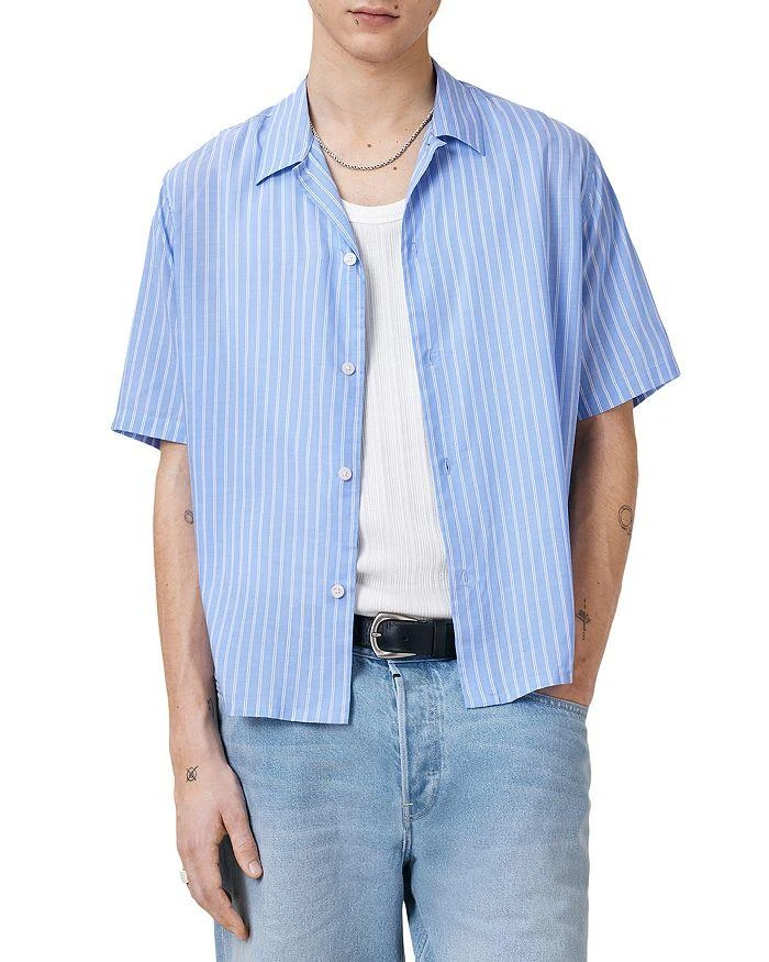 商品ALL SAINTS|Arran Boxy Fit Short Sleeve Shirt,价格¥1253,第3张图片详细描述