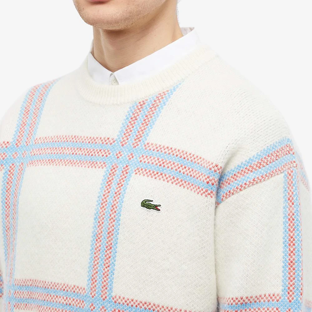 商品Lacoste|Lacoste Check Wool Crew Knit,价格¥1193,第5张图片详细描述