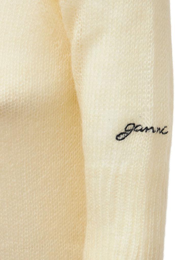 商品Ganni|Mohair Blend Open Back Midi Dress,价格¥1384,第6张图片详细描述