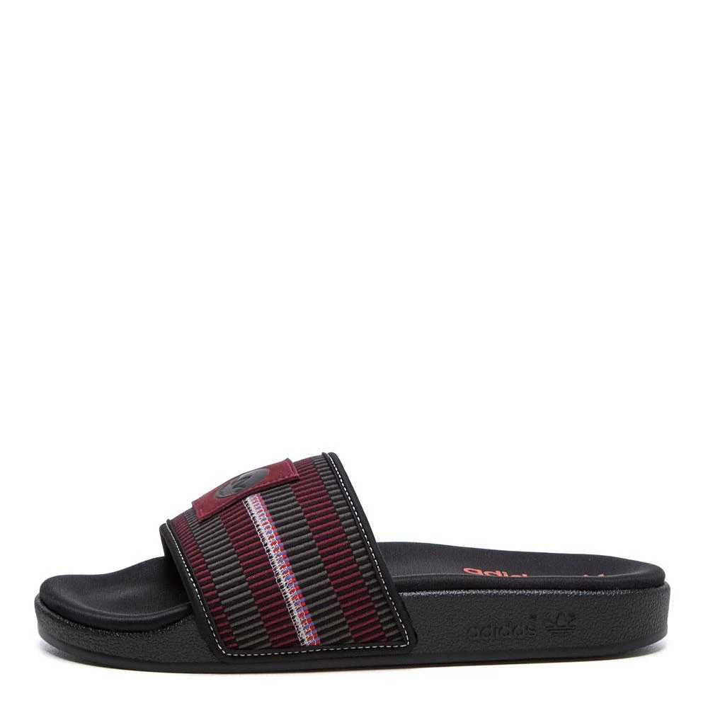 商品Adidas|adidas Adilette Patchwork Sliders - Black/ Purple,价格¥263,第1张图片
