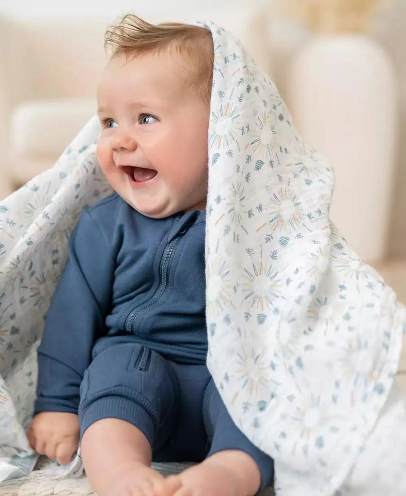 商品aden + anais|Baby Boys or Baby Girls Muslin Swaddles, Pack of 4,价格¥304,第5张图片详细描述