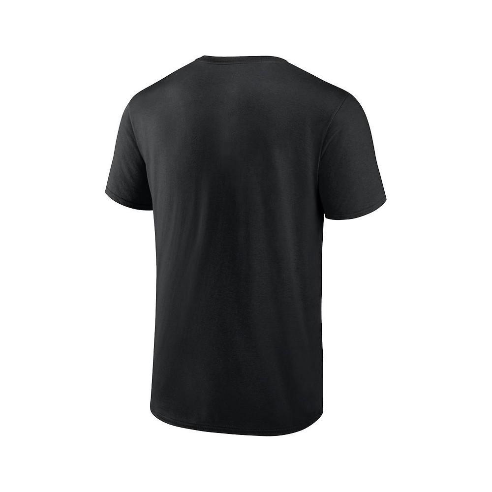 商品Fanatics|Men's Branded Black Columbus Blue Jackets Special Edition 2.0 Wordmark T-shirt,价格¥216,第5张图片详细描述