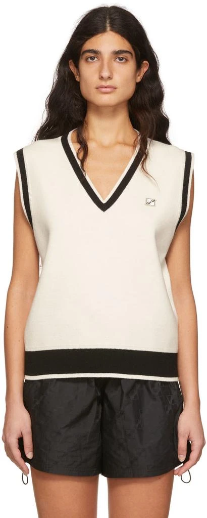 商品We11done|Off-White Wool Vest,价格¥1618,第1张图片