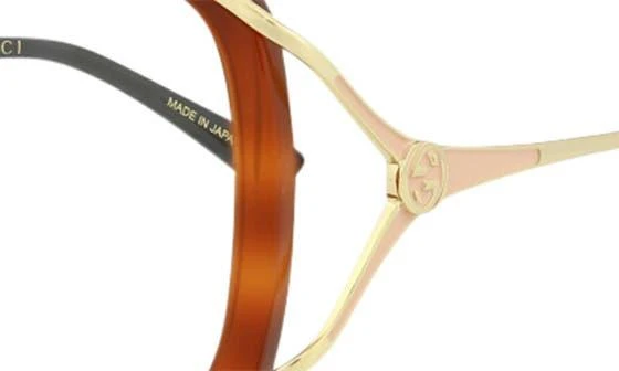 商品Gucci|55mm Square Optical Frames,价格¥1235,第4张图片详细描述