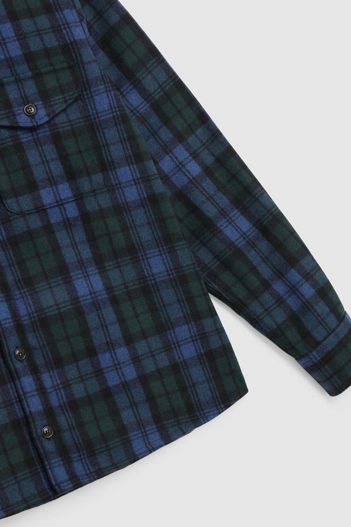 Wool Blend Oxbow Flannel Overshirt - Made in USA商品第9张图片规格展示