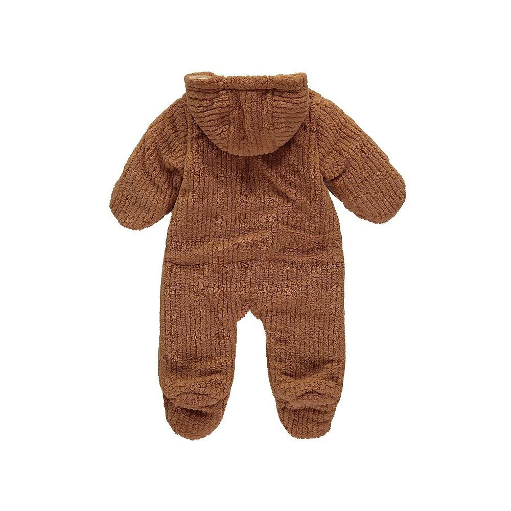 商品S Rothschild & CO|Rothschild Baby Boys Plush Teddy Bear Pram Hooded Snowsuit,价格¥162,第2张图片详细描述