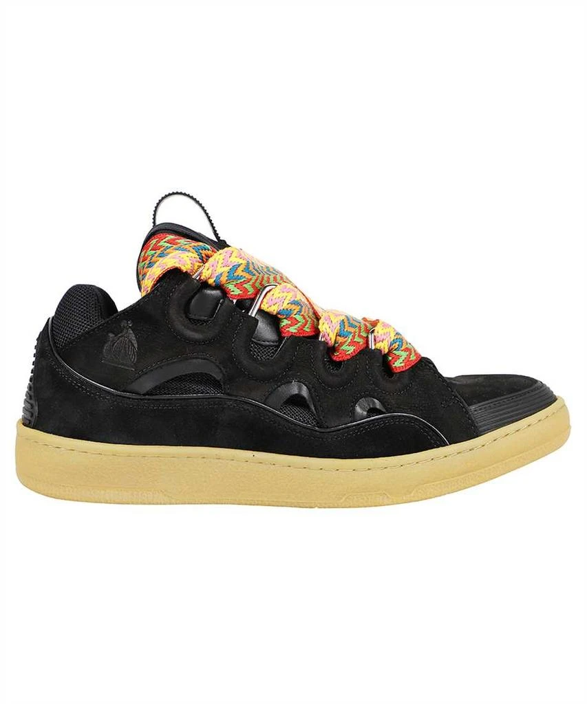 商品Lanvin|Lanvin LEATHER CURB Sneakers,价格¥6811,第1张图片