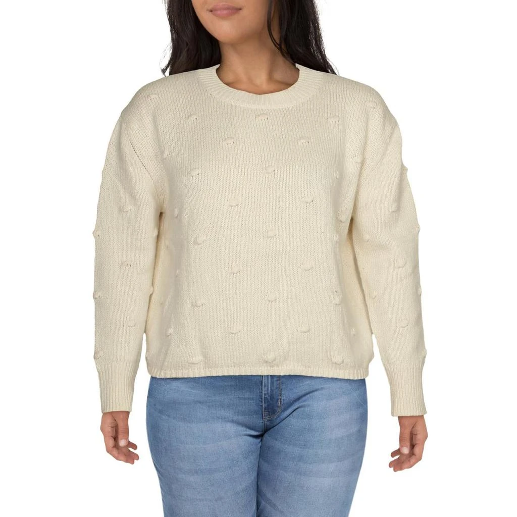 商品525 America|525 America Womens Chunky Bubble Stitch Pullover Sweater,价格¥62,第2张图片详细描述