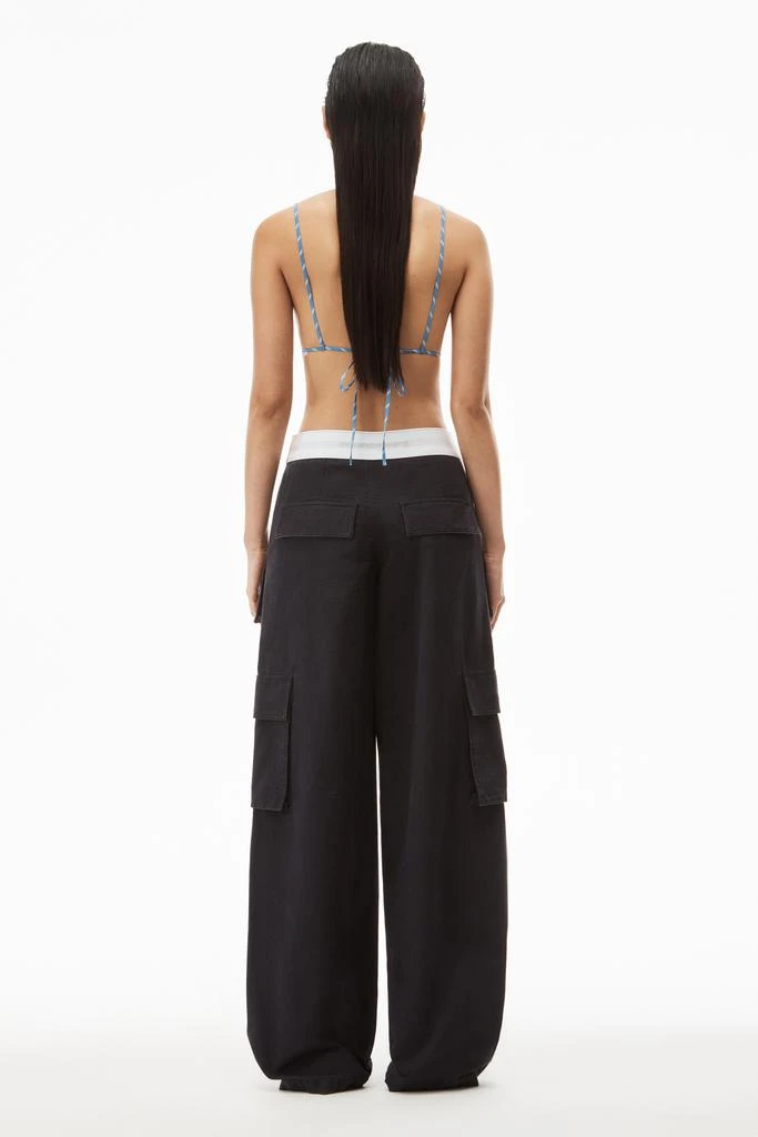 商品Alexander Wang|Logo Cargo Pant In Ripstop Cotton,价格¥4783,第5张图片详细描述