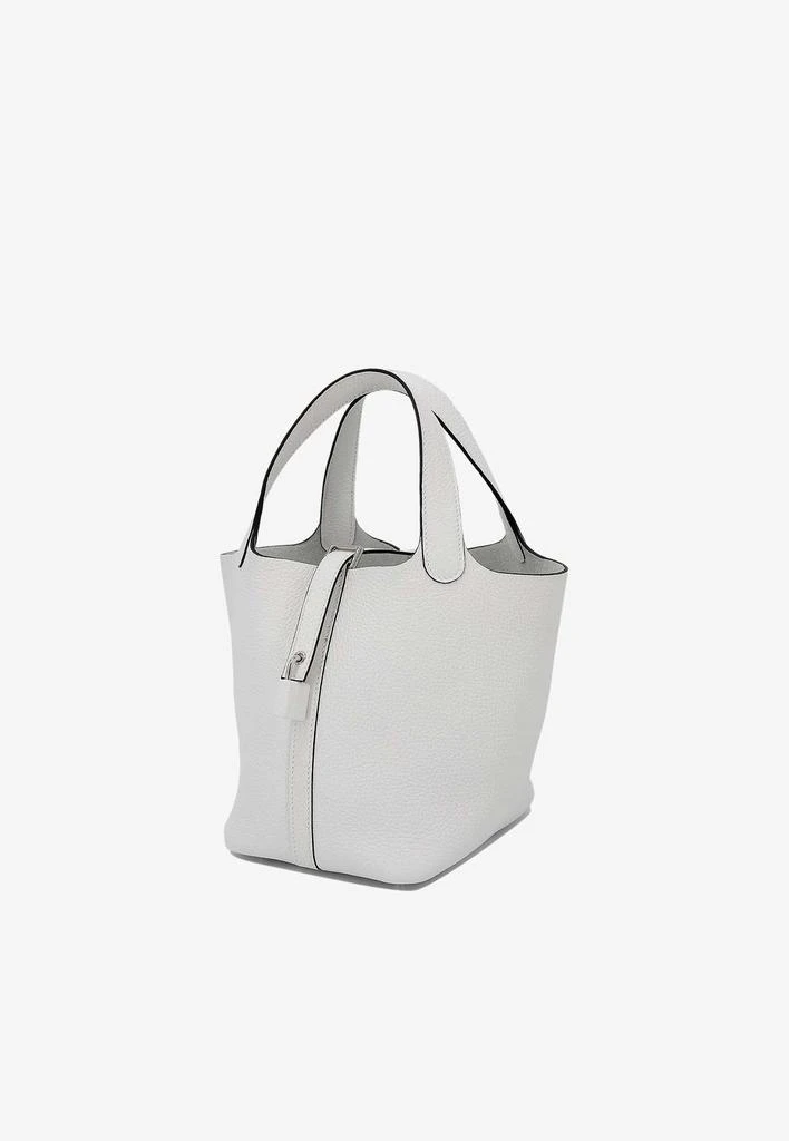 商品Hermes|Picotin Lock 18 in New White Clemence with Palladium Hardware,价格¥52145,第2张图片详细描述