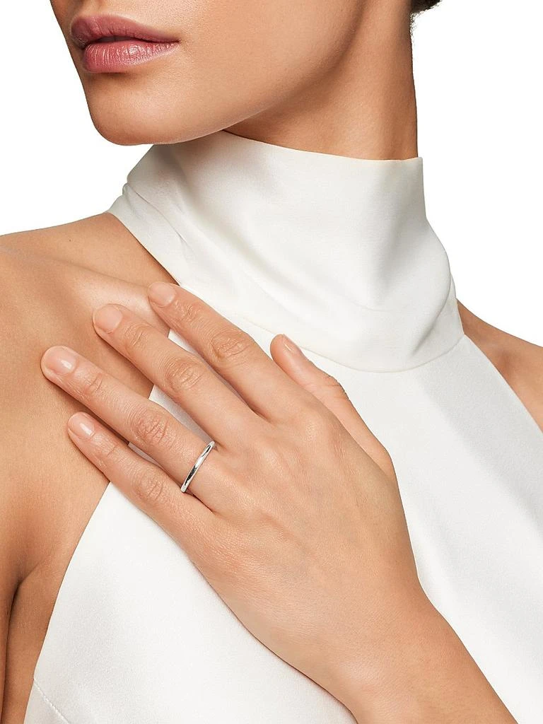 商品David Yurman|DY Eden Band Ring in Platinum, 2MM,价格¥8877,第3张图片详细描述