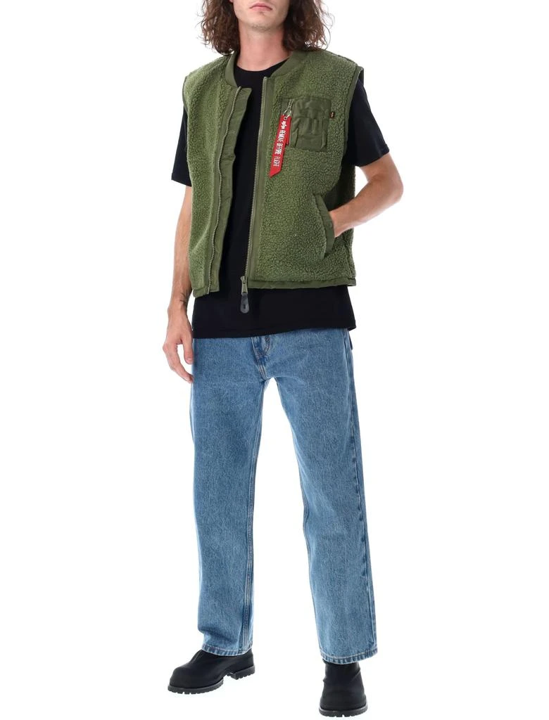 商品Alpha Industries|Alpha Industries Teddy Vest,价格¥1123,第4张图片详细描述