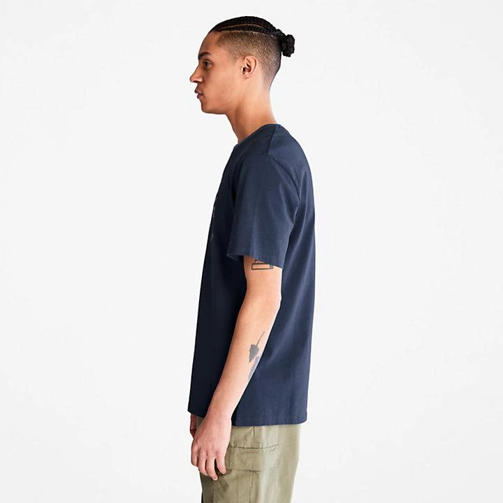 商品Timberland|Camo-Logo T-Shirt for Men in Navy,价格¥139,第4张图片详细描述
